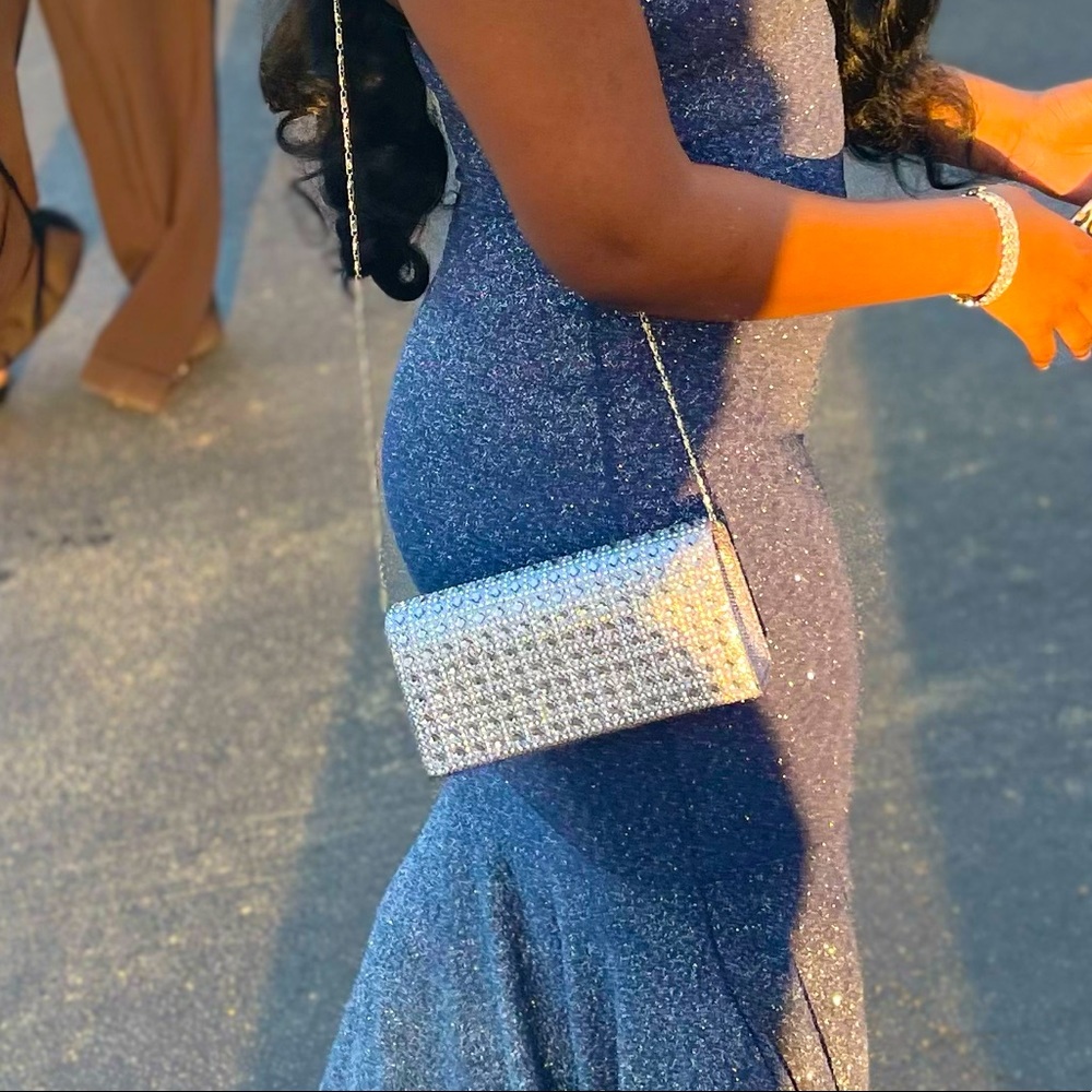 Rhinestone Prom Clutch
